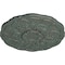 Ekena Millwork Cornelia Ceiling Medallion (Fits Canopies up to 4"), 22 1/2"OD x 1 1/2"P, Cloud Burst Crackle CM22CNCBC - alternate 2